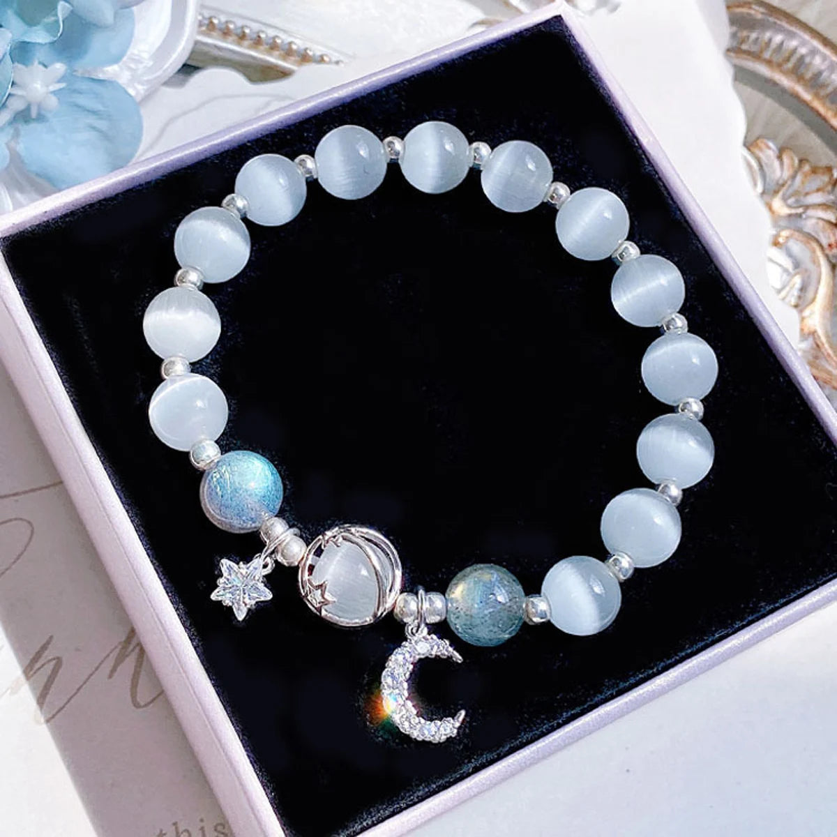 Cat's Eye Stone Bracelet