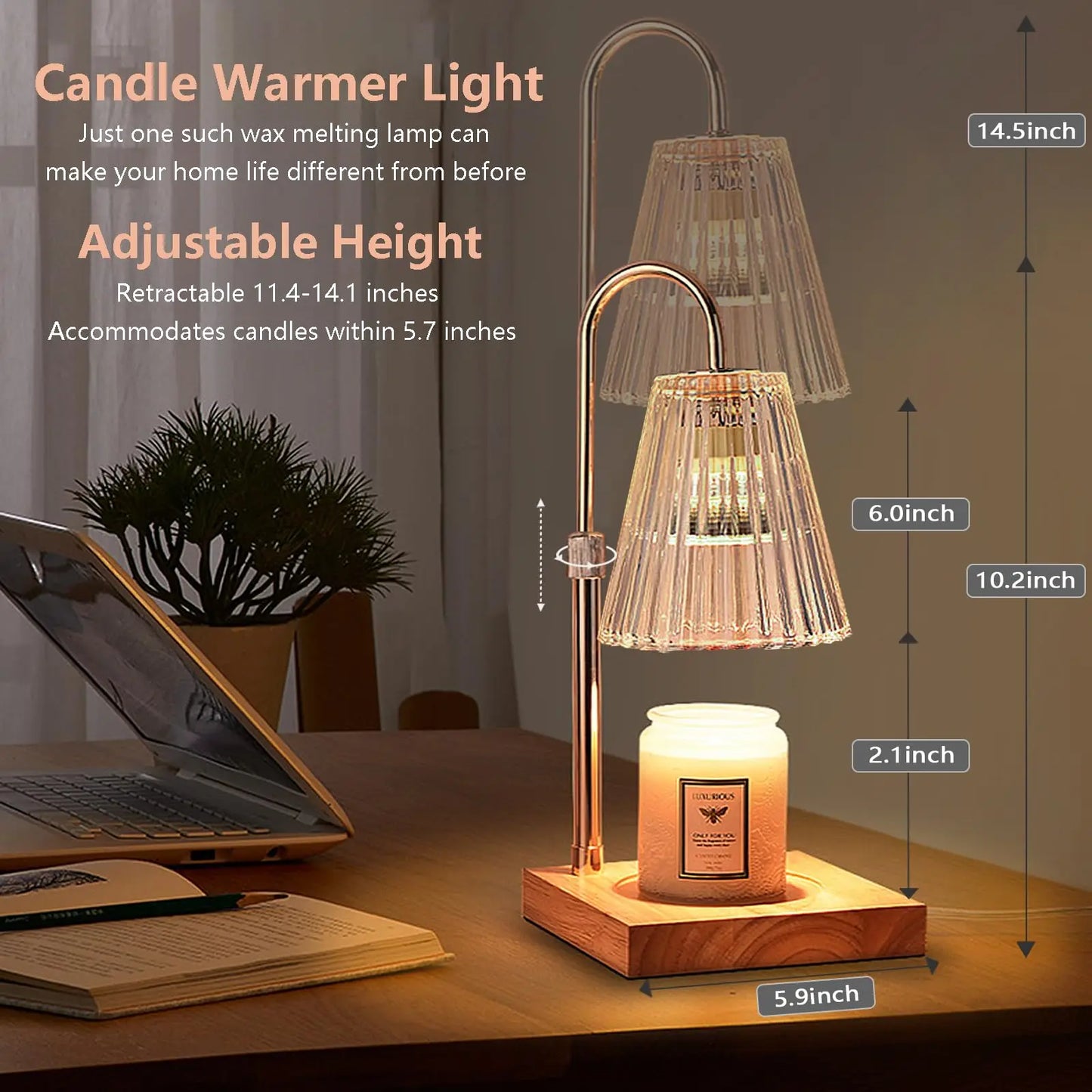 Dimmable Candle Warmer